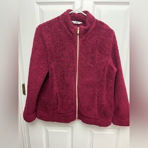Croft & Barrow Burgundy Knit Sweater